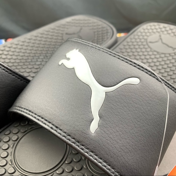 Puma Cool Cat Black Women’s Slides - Picture 7 of 9